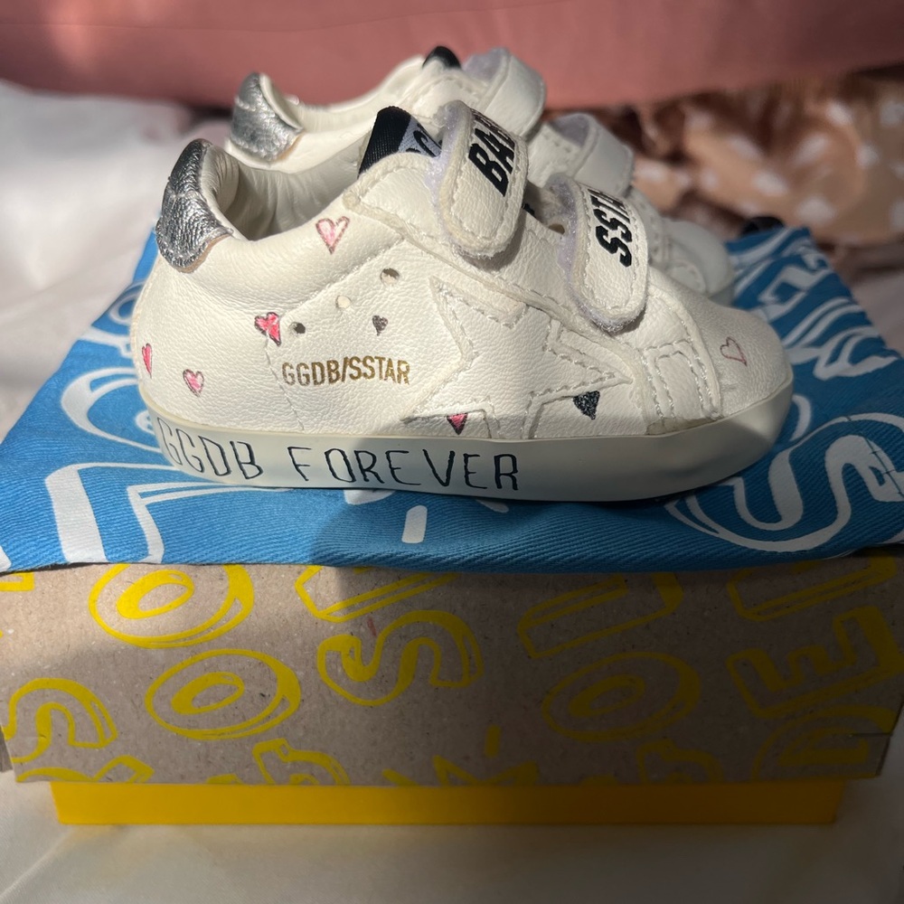 Baby Golden Goose Soft Leather Sneaker